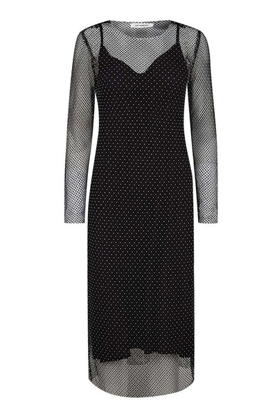 KrystalCC Net Dress 96-Black - 36545 Thumbnail