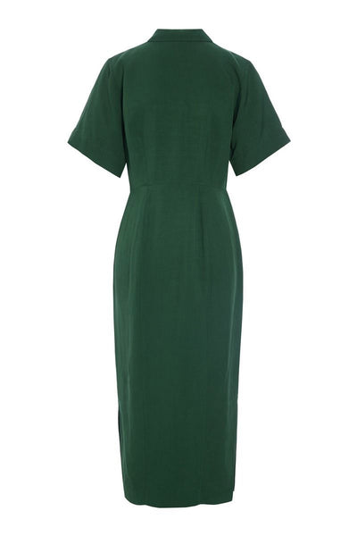 Kumamoto smal kjole DEEP GRASS GREEN - 262-2421-5670 Thumbnail