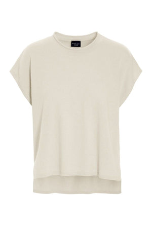 Kumo cashmere ærmeløs bluse Vanilla - 261-1080-5665