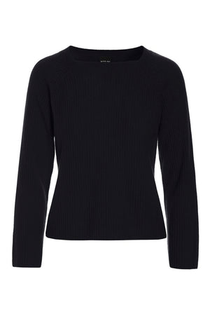 Kumo cashmere raglan bluse Black - 266-1080-5885
