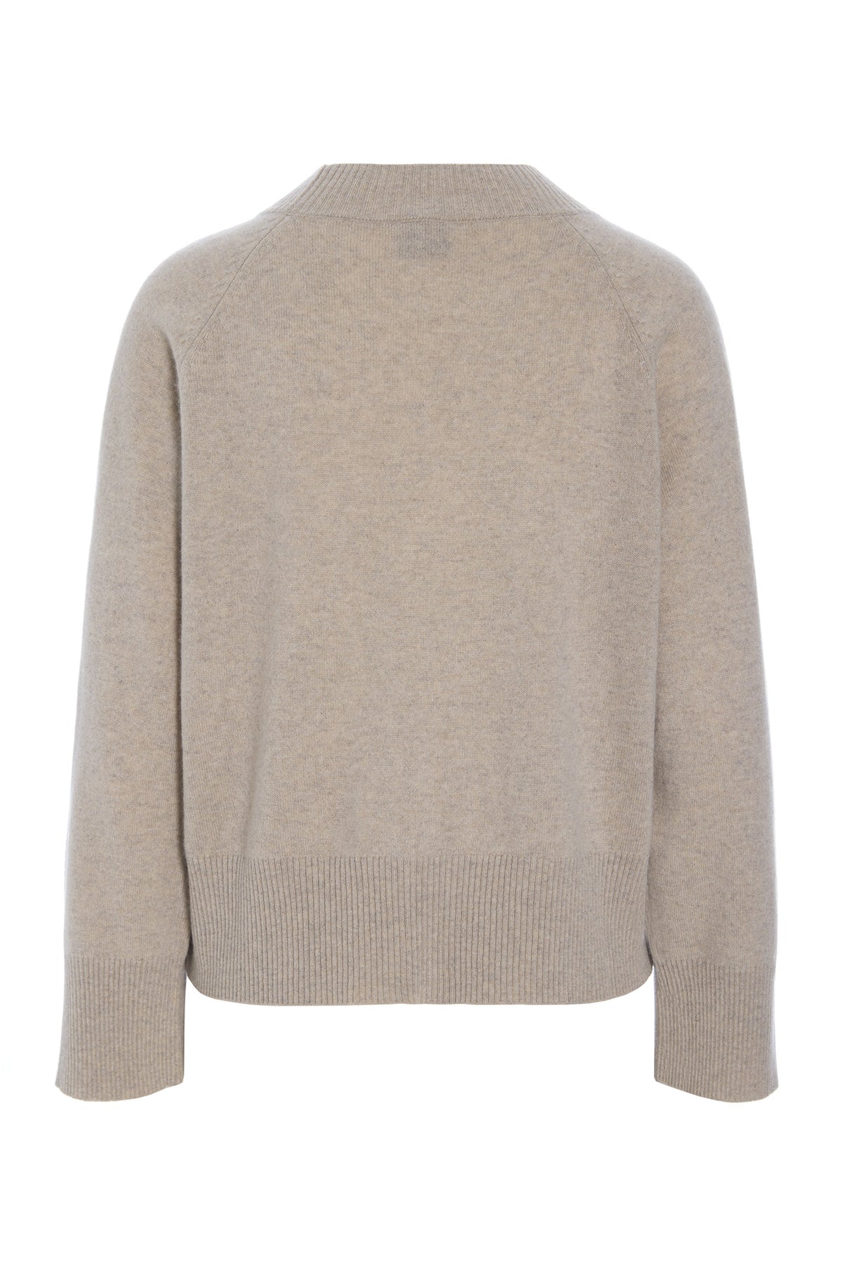 Kumo cashmere raglan bluse IVORY MELANGE - 261-1080-5662