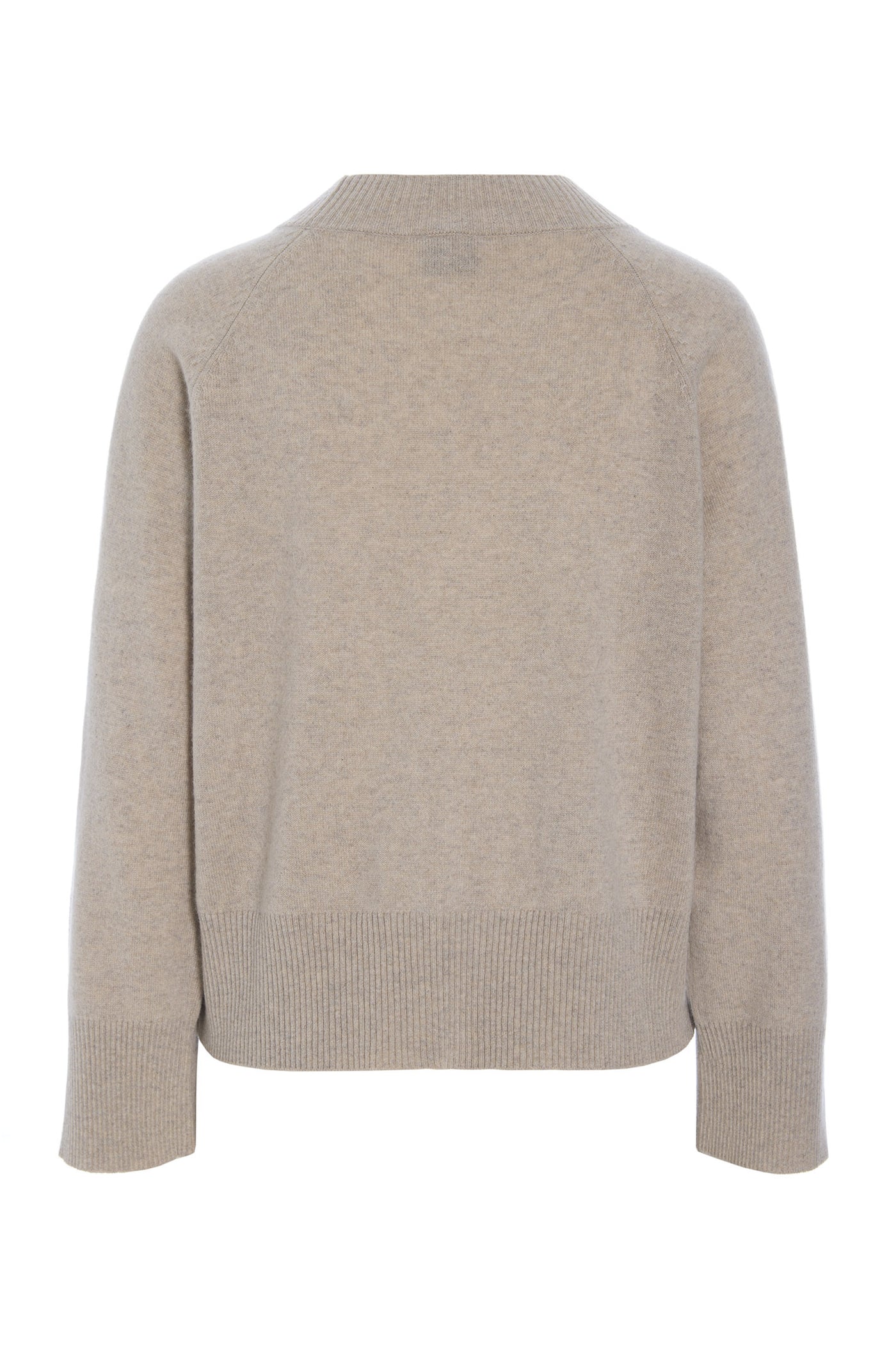 Kumo cashmere raglan bluse IVORY MELANGE - 261-1080-5662