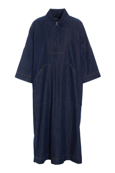 Kurai oversize kjole Dark Denim - 262-2468-5698 Thumbnail