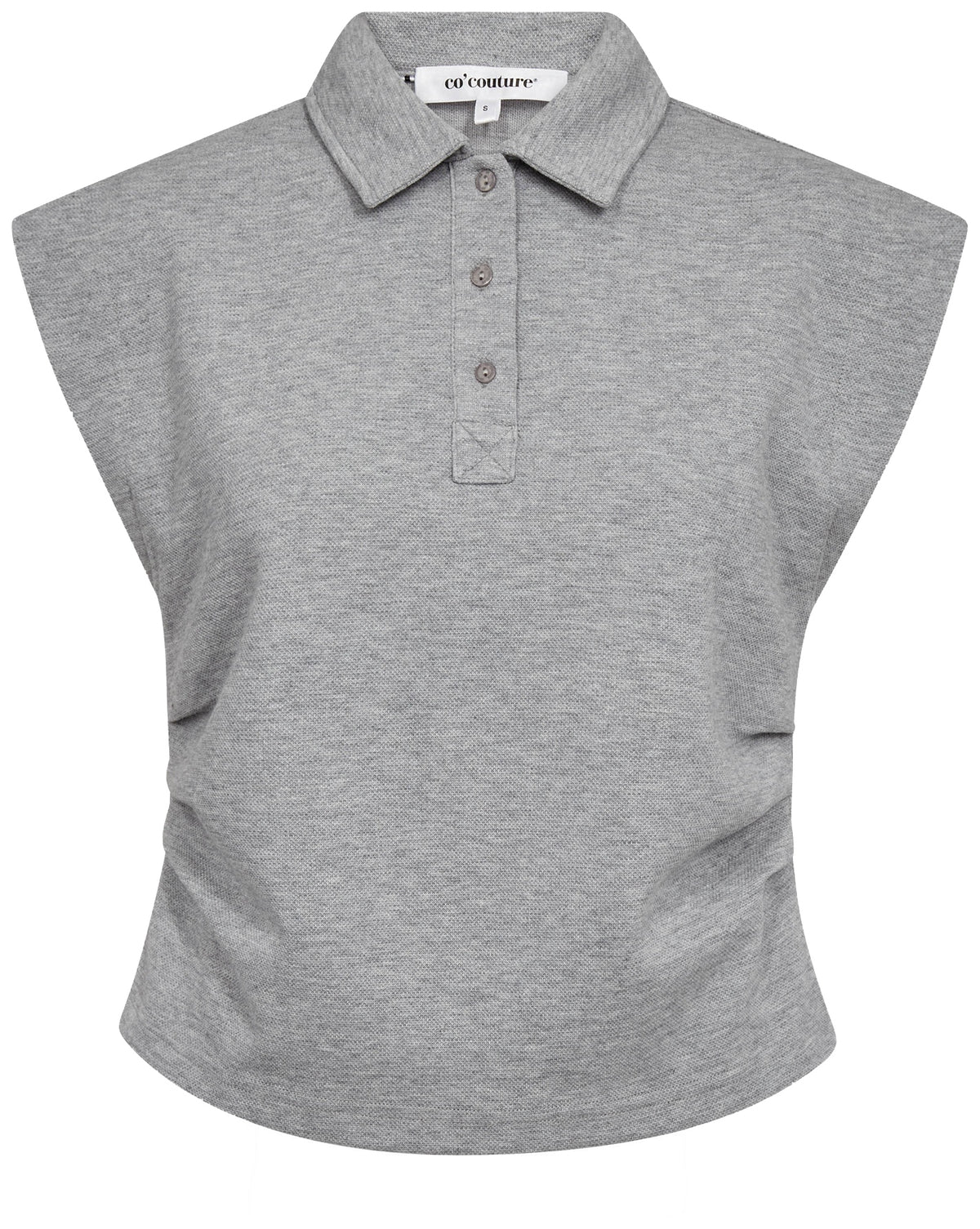 SidaCC Polo Top 57-Grey Melan - 43027