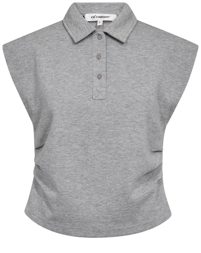 SidaCC Polo Top 57-Grey Melan - 43027 Thumbnail