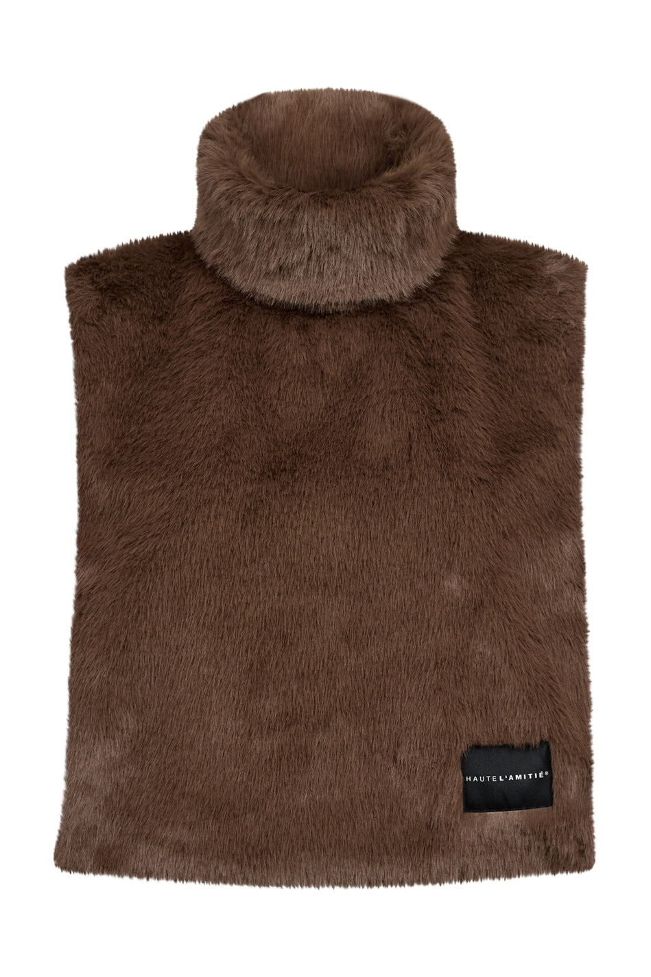 Fur Neck Warmer Mud Brown - HL10681
