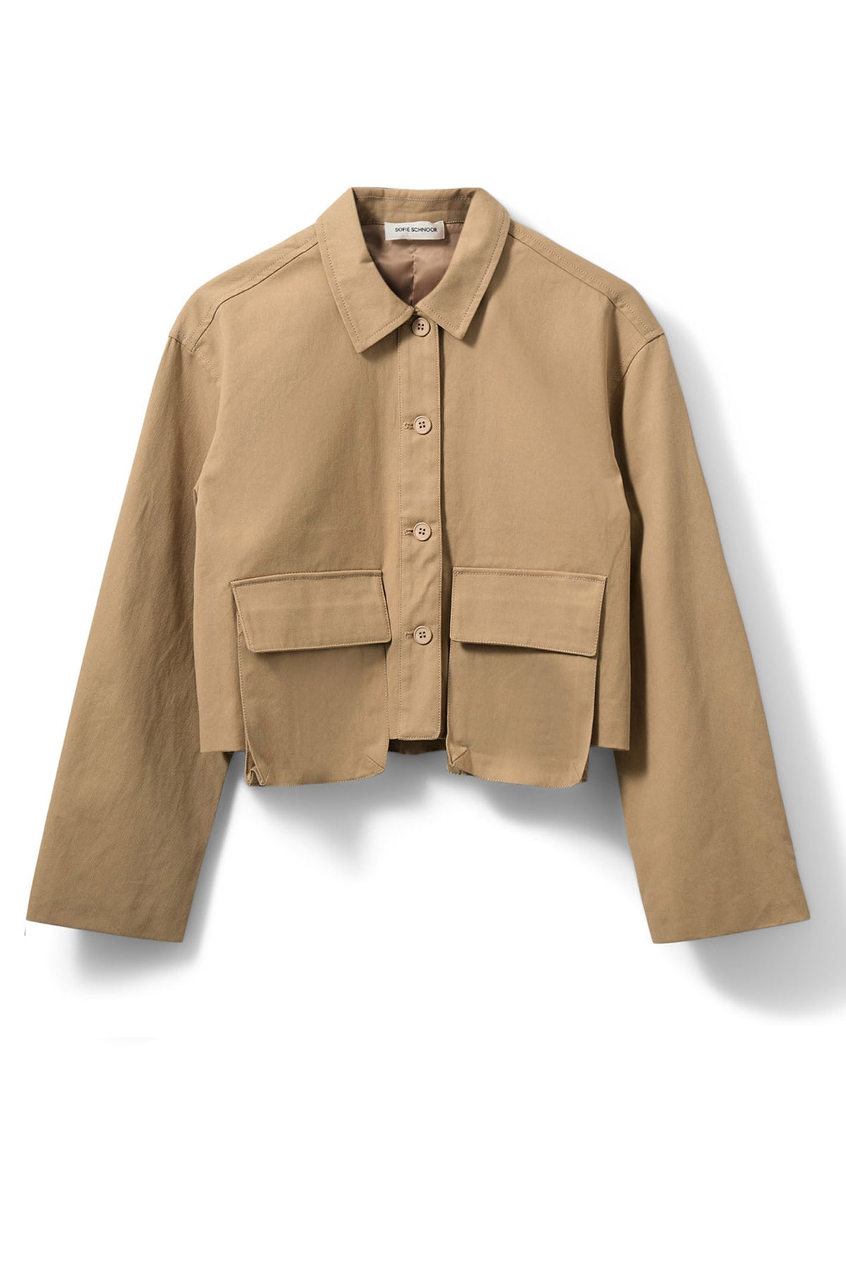LARKSW SHORT SHIRT JACKET 7012 Camel - S261350