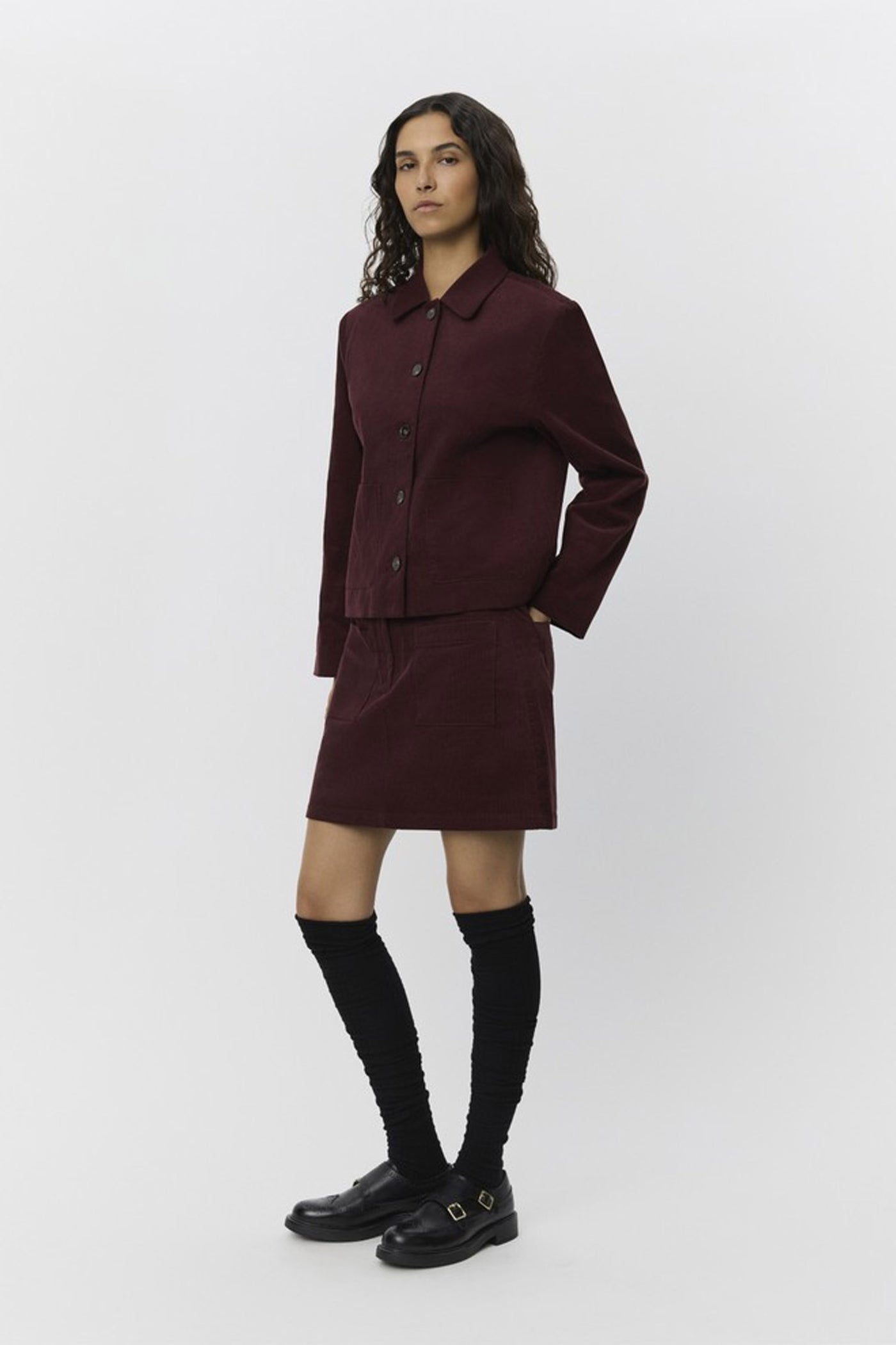 LEONASW SKIRT 4055 Plum - S253483