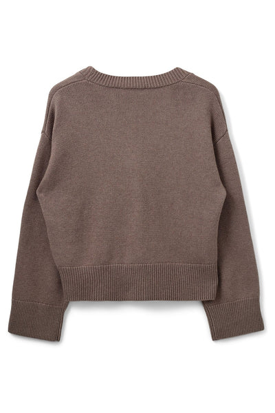 LEVASW CARDIGAN 7129 Brown Fudge - SNOS540 Thumbnail