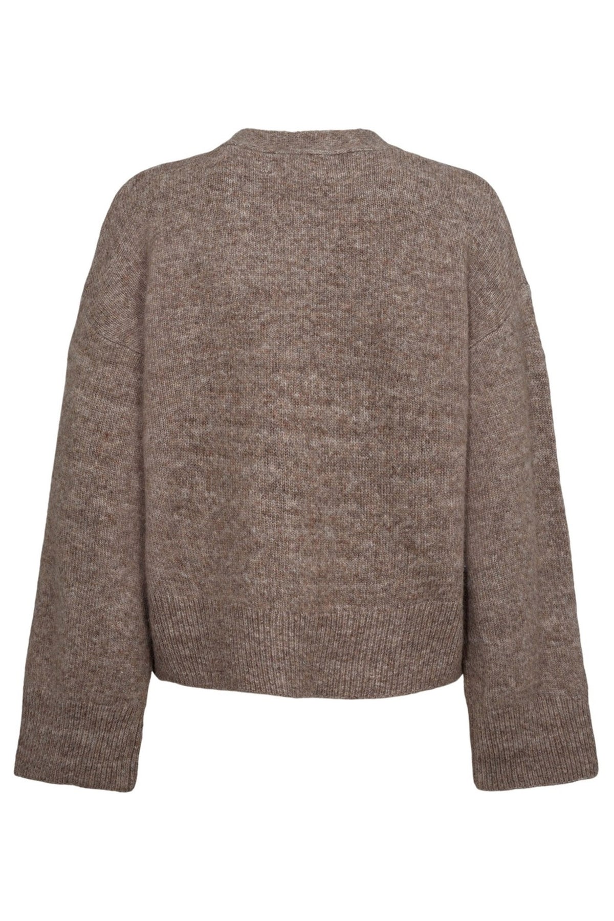 LEVASW CARDIGAN 7071 Brown melange - SNOS420