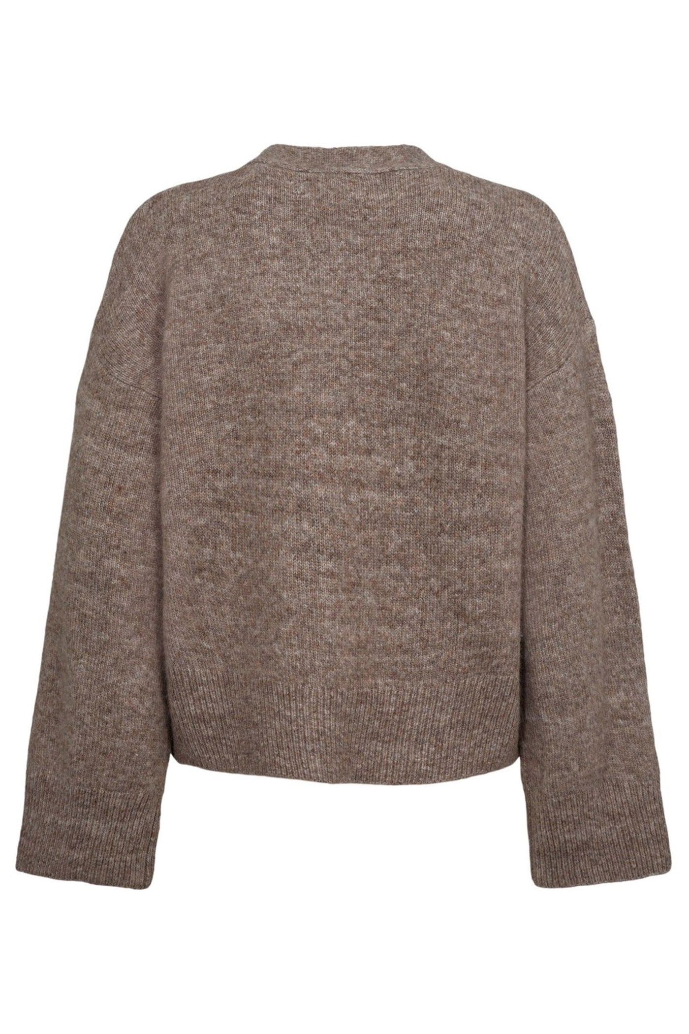 LEVASW CARDIGAN 7071 Brown melange - SNOS420