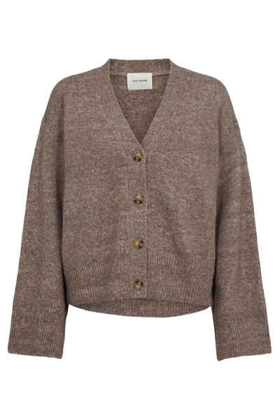LEVASW CARDIGAN 7071 Brown melange - SNOS420 Thumbnail