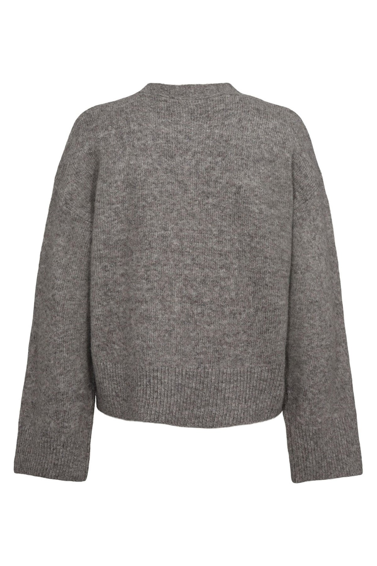 LEVASW CARDIGAN 8000 Grey mel - SNOS420