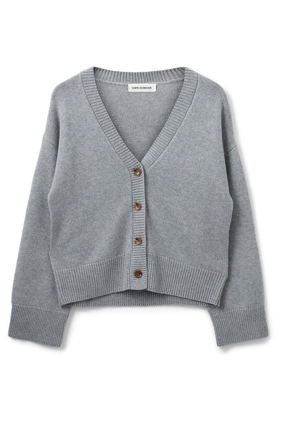 LEVASW CARDIGAN 8000 Grey mel - SNOS540 Thumbnail