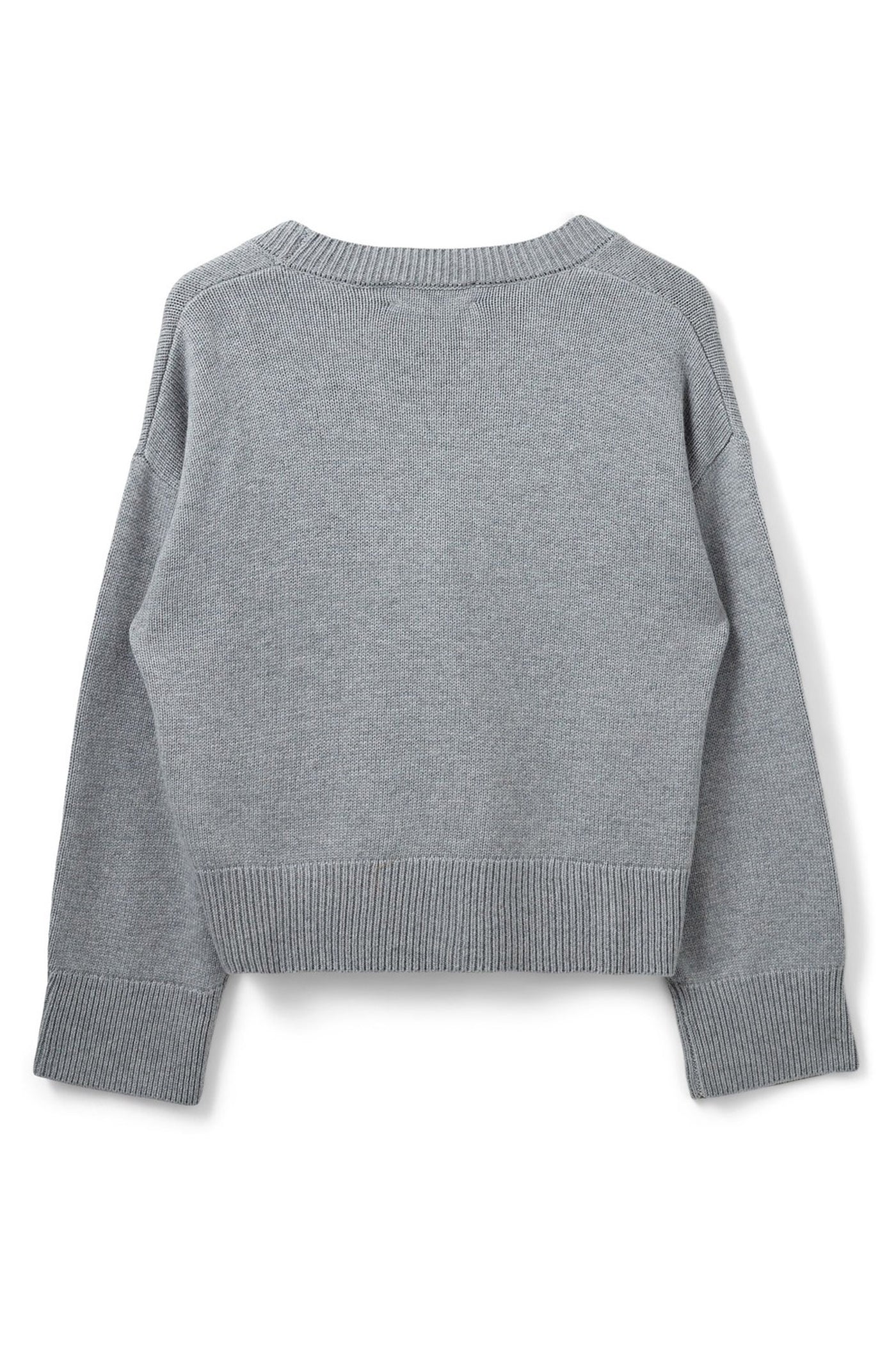 LEVASW CARDIGAN 8000 Grey mel - SNOS540