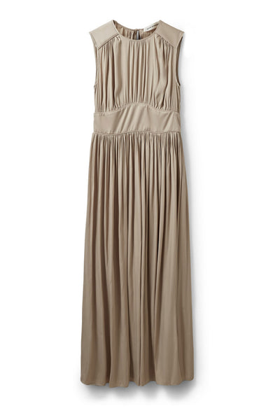 LINSW MAXI DRESS 8058 Feather Gray - S262191 Thumbnail