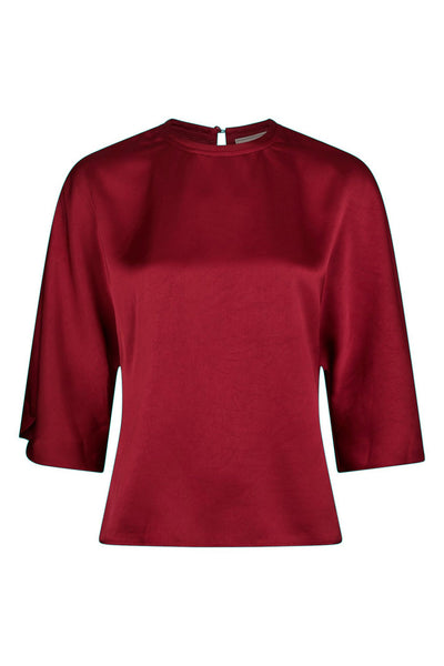 LIORA HEAVY SATEEN Dark Red - 165567 Thumbnail