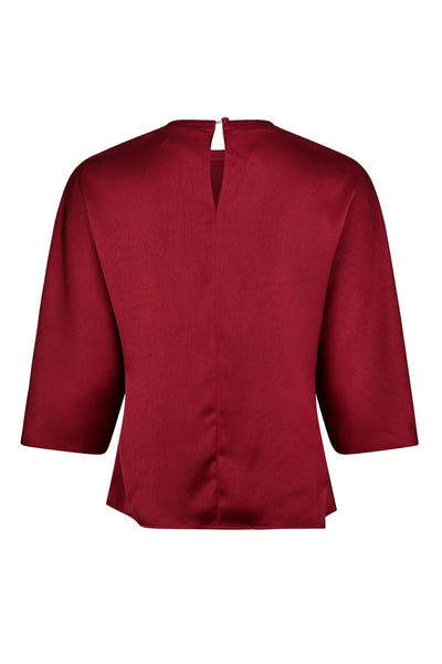 LIORA HEAVY SATEEN Dark Red - 165567 Thumbnail