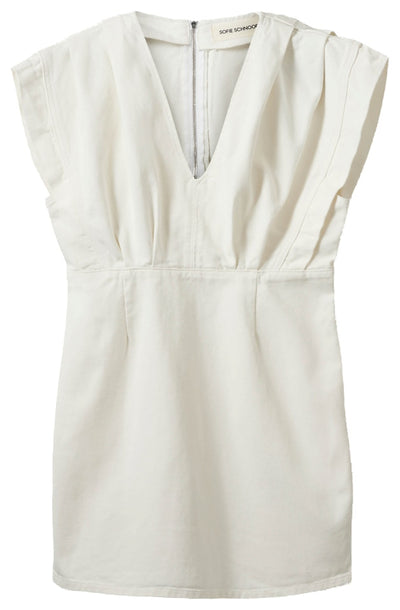 ENYASW MIDI DENIM DRESS 0101 Off white - S262280 Thumbnail