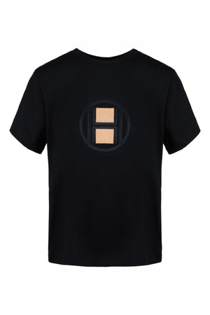LOGO T-shirt 9000Jet Black - 2610170558
