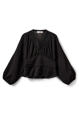 LOUSW LACE DETAIL BLOUSE 1000 Black - S262225