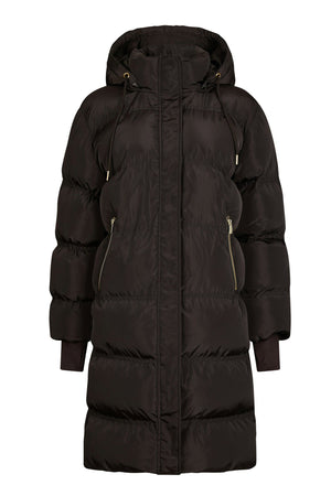 LUCETTE PUFFER Dark brown - 164885
