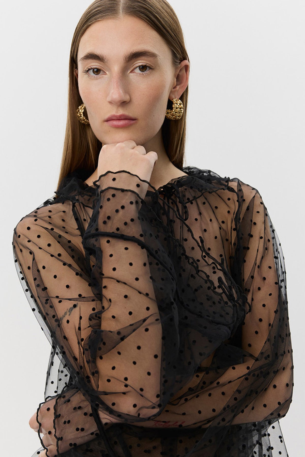LUCINDASW BLOUSE 1000 Black - S254245