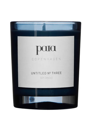 Paia Copenhagen Unscented Candle - Blue