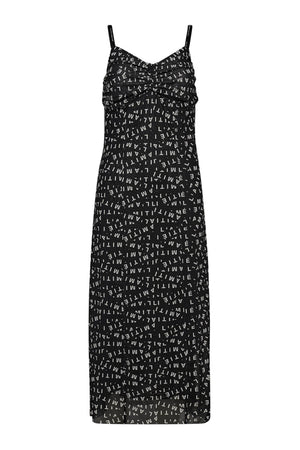 L'AMITIÉ Mesh Strap Dress Black - HL10126