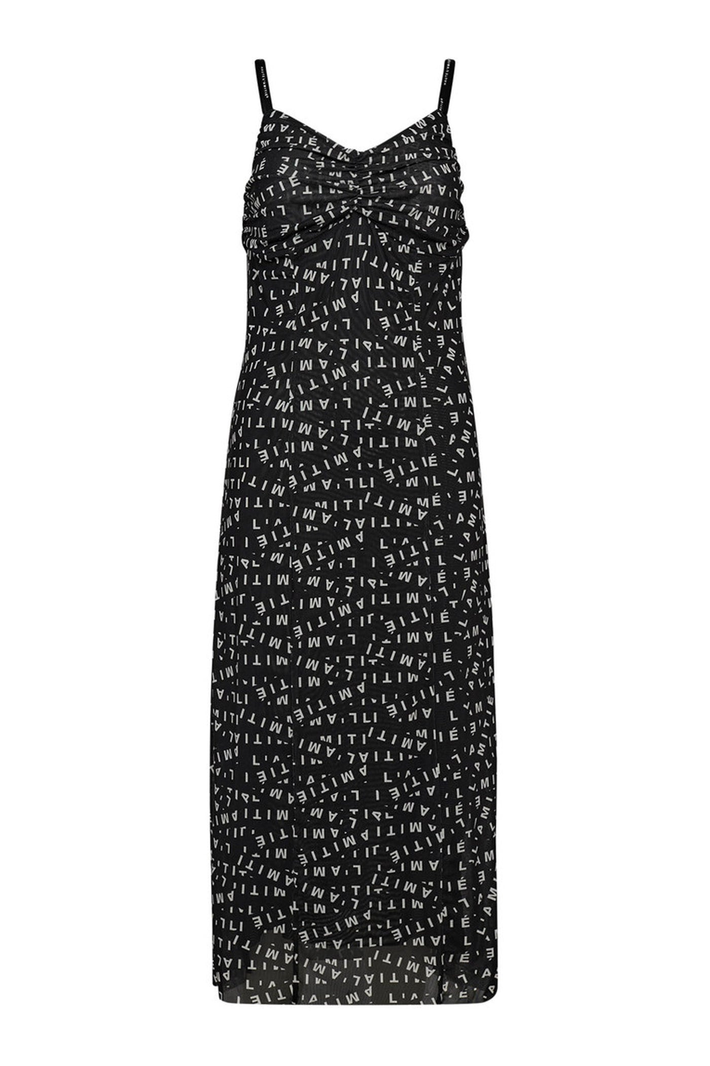 L'AMITIÉ Mesh Strap Dress Black - HL10126