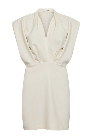 L'egance Crop Drape Dress Pearl - HL10040