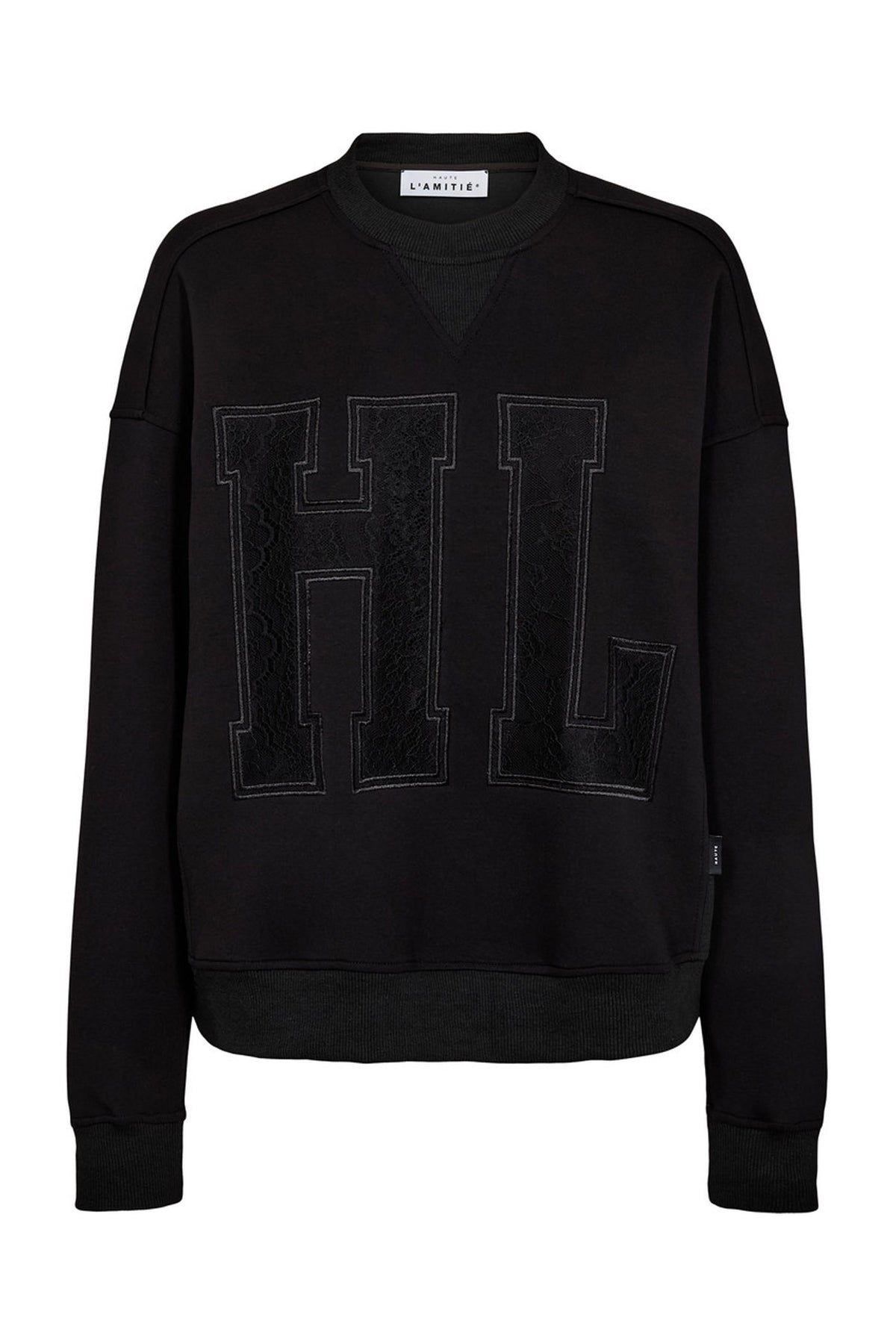 Lace Application Sweat Black - HL10246