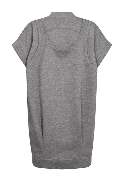 LanceCC Sweat Dress 57-Grey Melan - 46082 Thumbnail