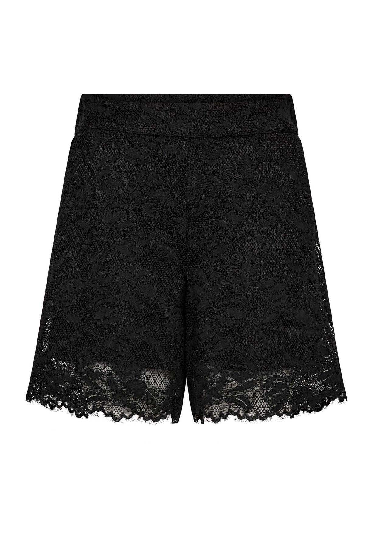 LannyCC Lace Shorts 96-Black - 41159