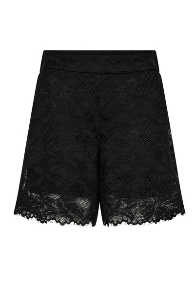 LannyCC Lace Shorts 96-Black - 41159 Thumbnail