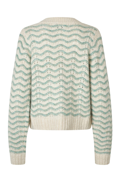 LanoLL Cardigan Knit LS 49 Dusty Green - 25404-5002 Thumbnail