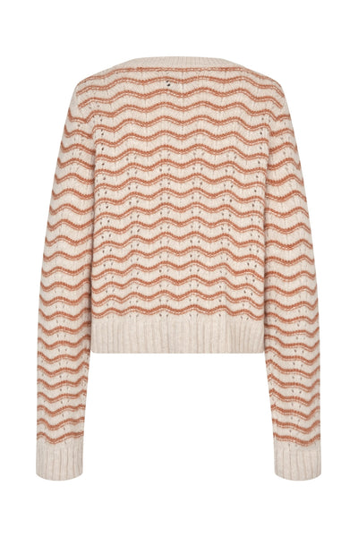 LanoLL Cardigan Knit LS 58 Camel - 25404-5002 Thumbnail