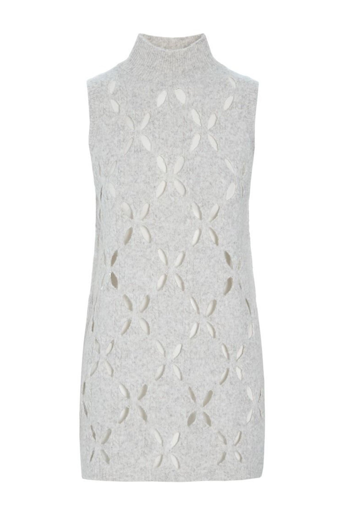 Lantern Ærmeløs bluse WHITE MARBLE - 259-1079-5553