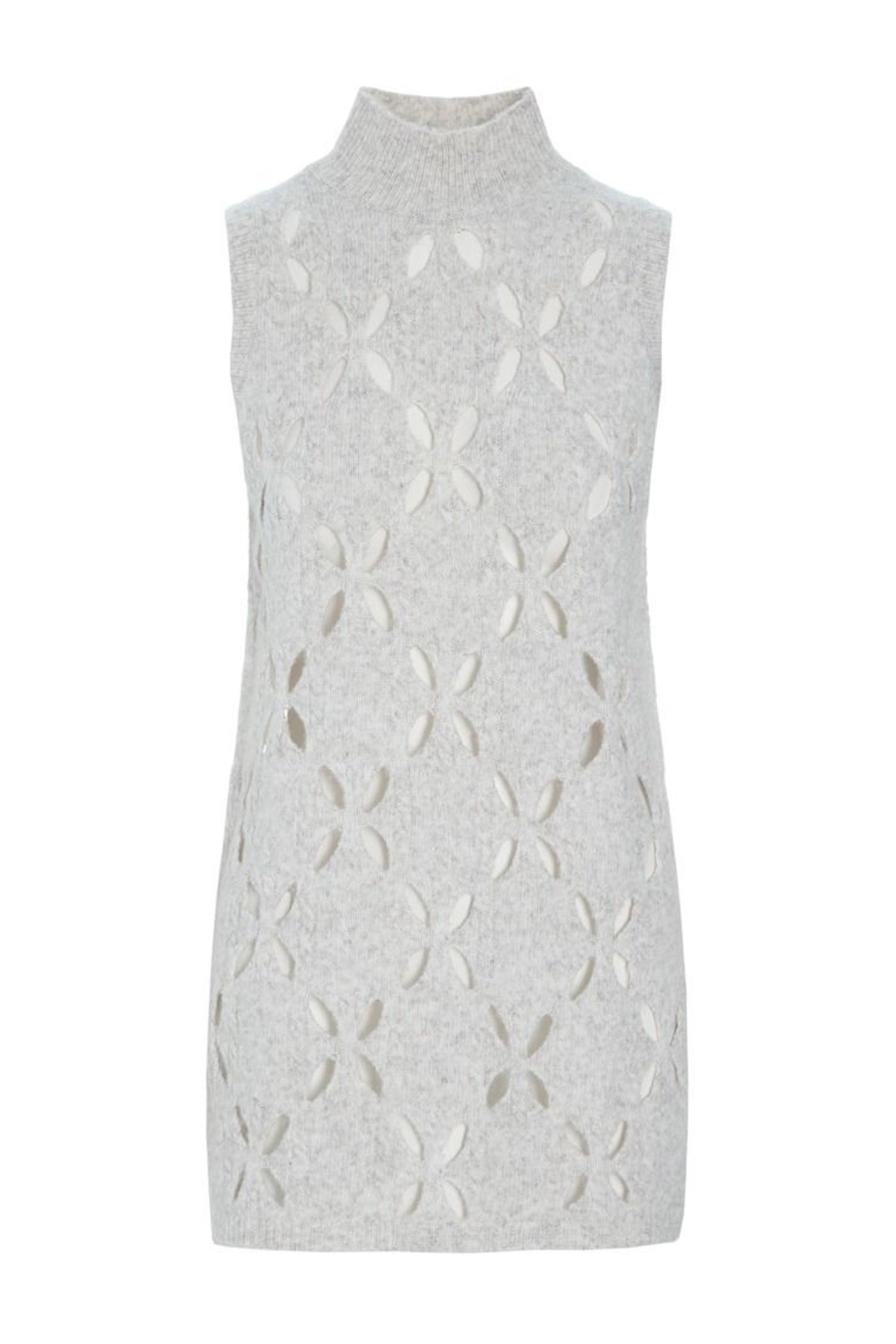 Lantern Ærmeløs bluse WHITE MARBLE - 259-1079-5553