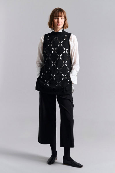 Lantern ærmeløs bluse Black - 259-1079-5553 Thumbnail