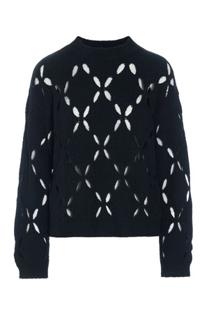 Lantern langærmet bluse Black - 259-1079-5552