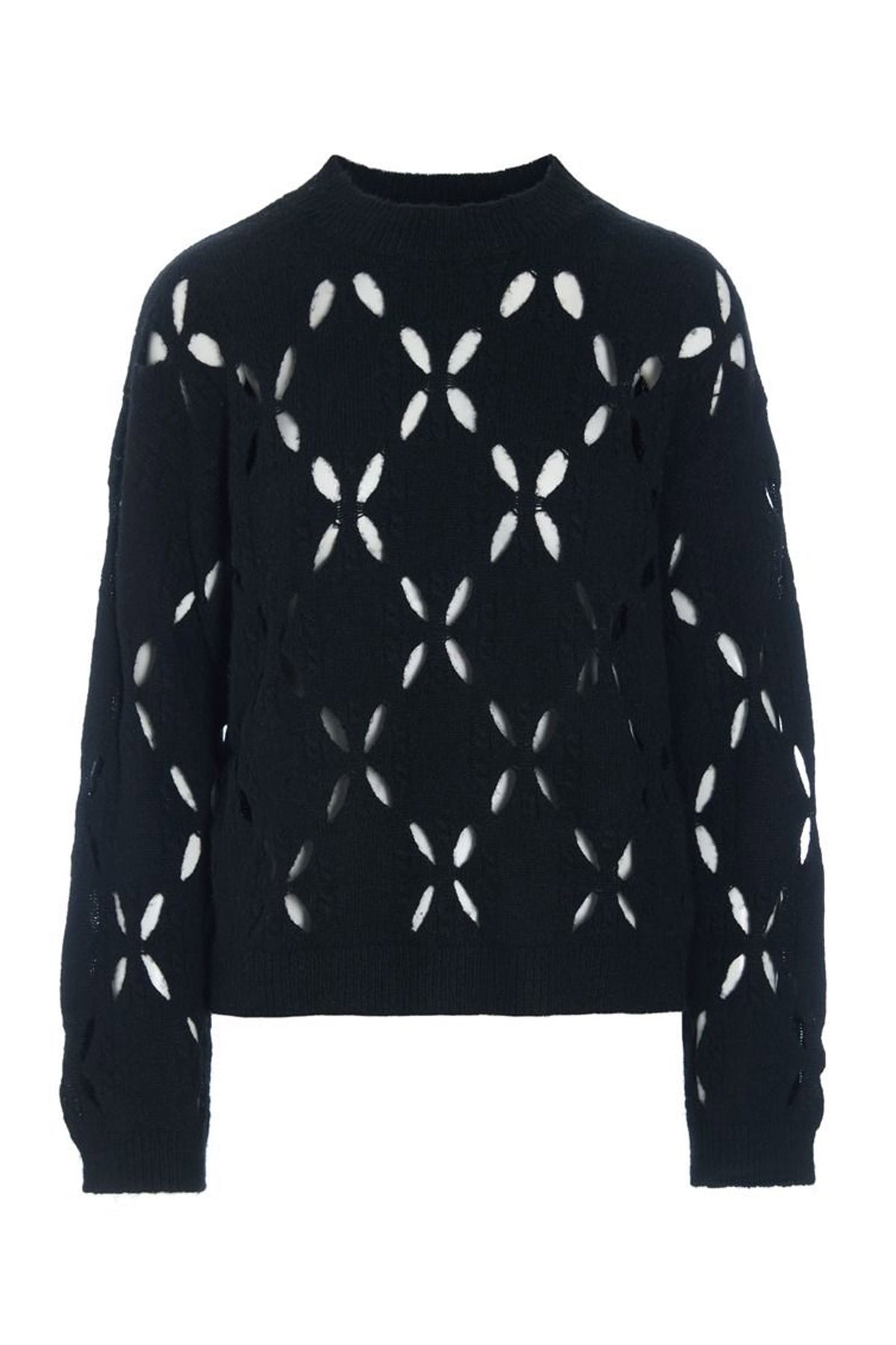 Lantern langærmet bluse Black - 259-1079-5552
