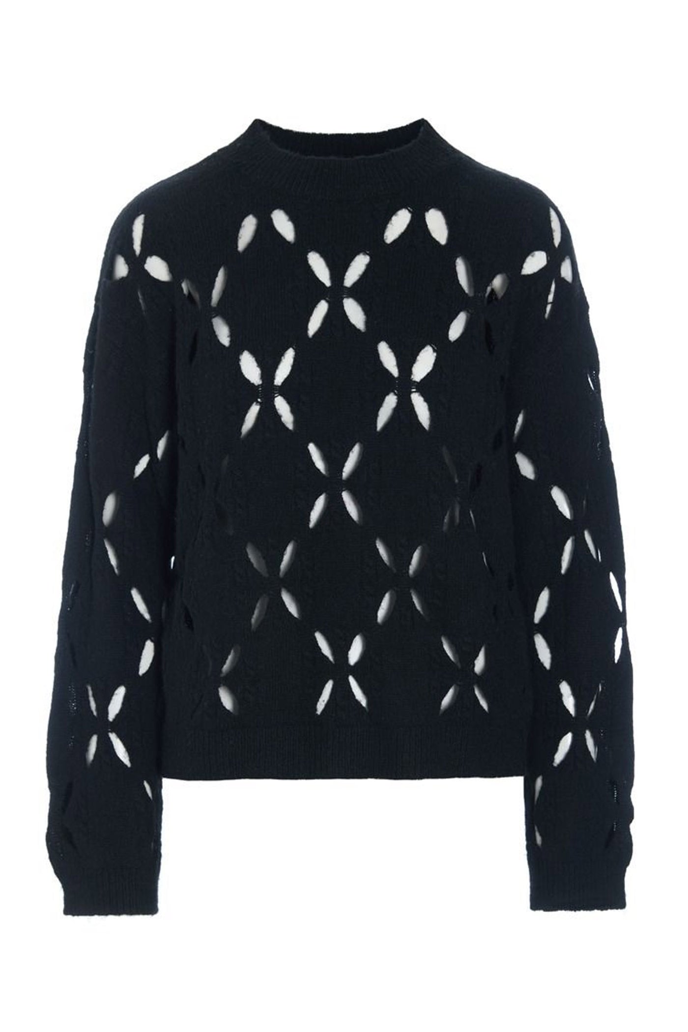 Lantern langærmet bluse Black - 259-1079-5552