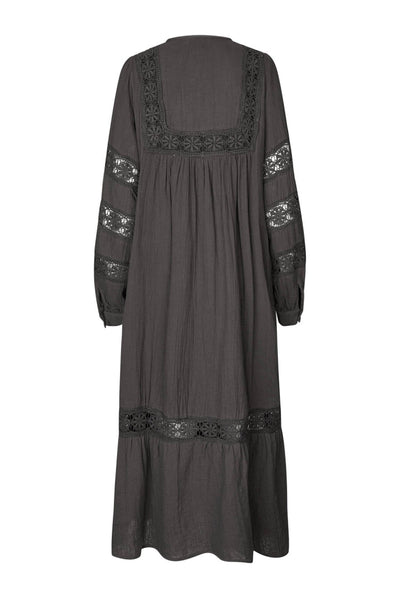 LatourLL Lace Maxi Dress LS 87 Dark Mokka - 25409-3000 Thumbnail