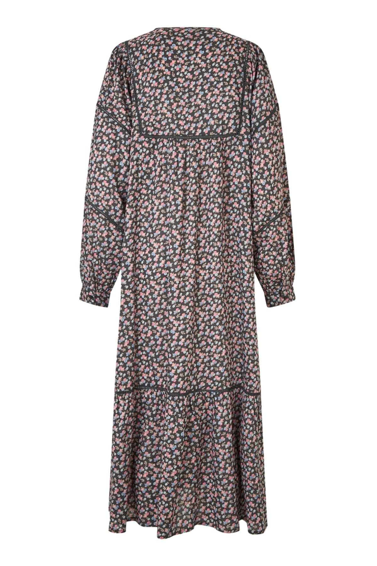 LatourLL Maxi Dress LS 18 Washed Black - 25441-3011