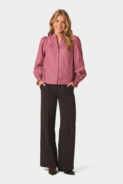 Astrida Soft Stripe Stone Blou DARK ROSE - 170370 Thumbnail