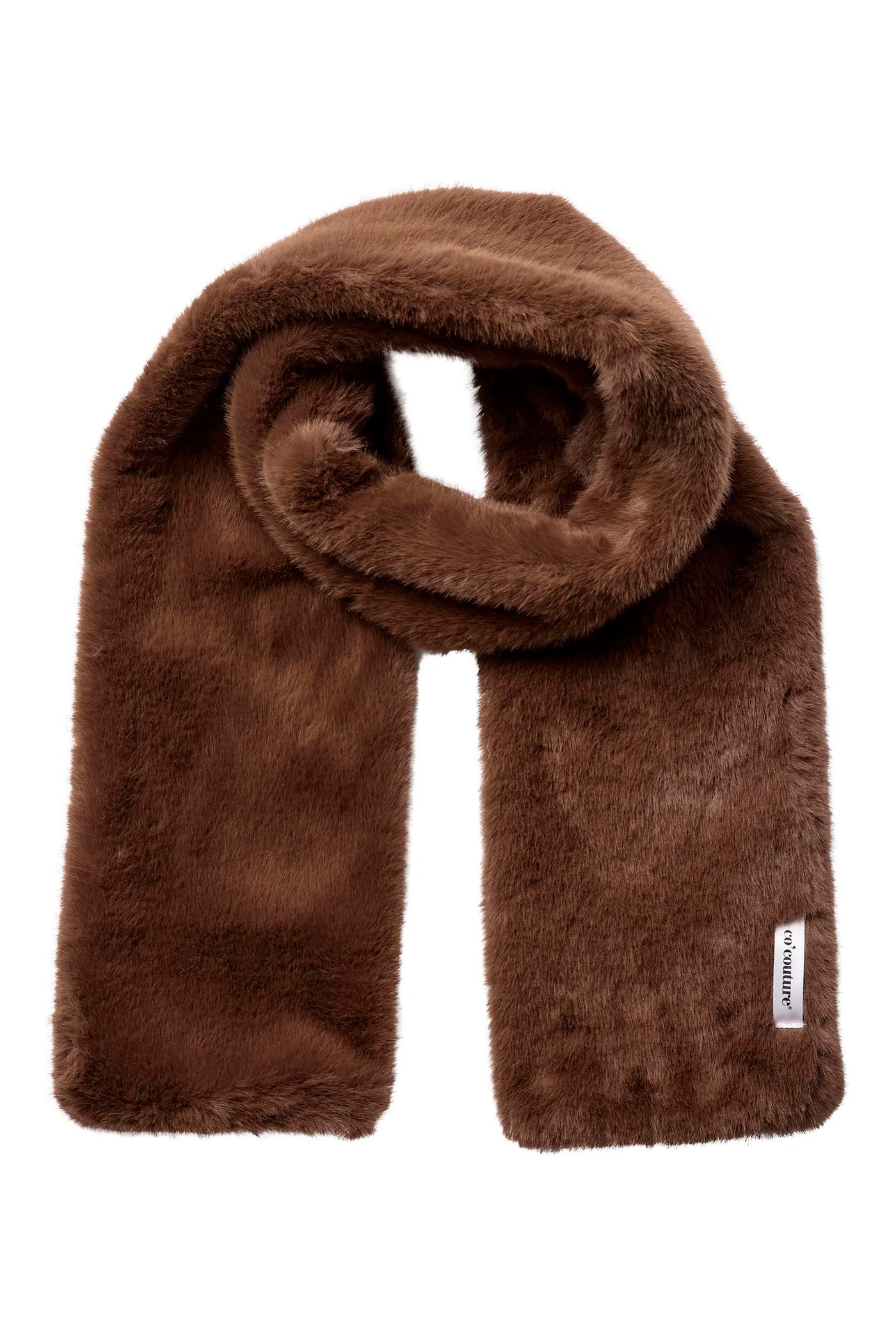PenzaCC Fur Scarf 20004-Mocca - 500034