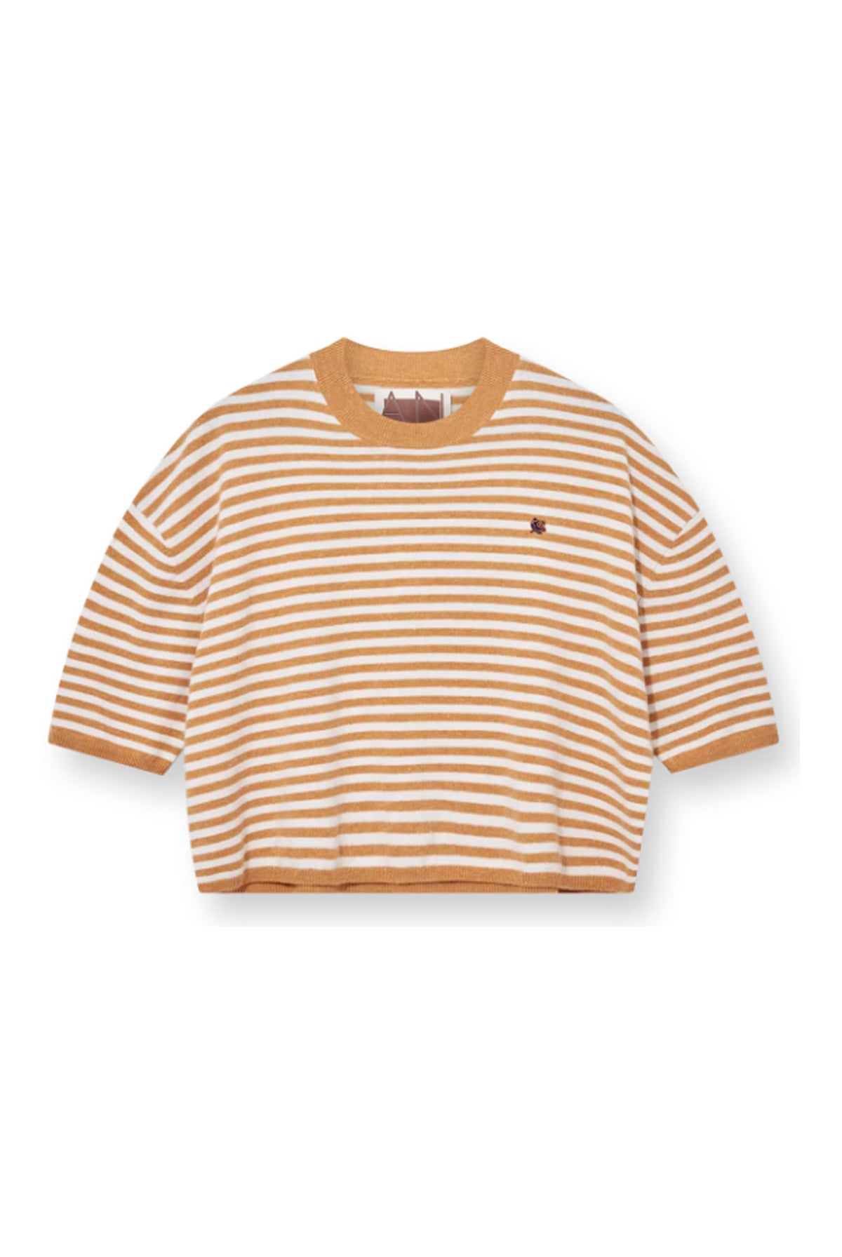 MMHPoetic Stripe Knit BONE BROWN - 800298