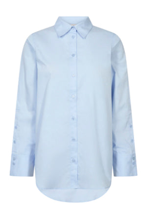 MMWinola Cotton Twil Shirt Light Blue - 182350