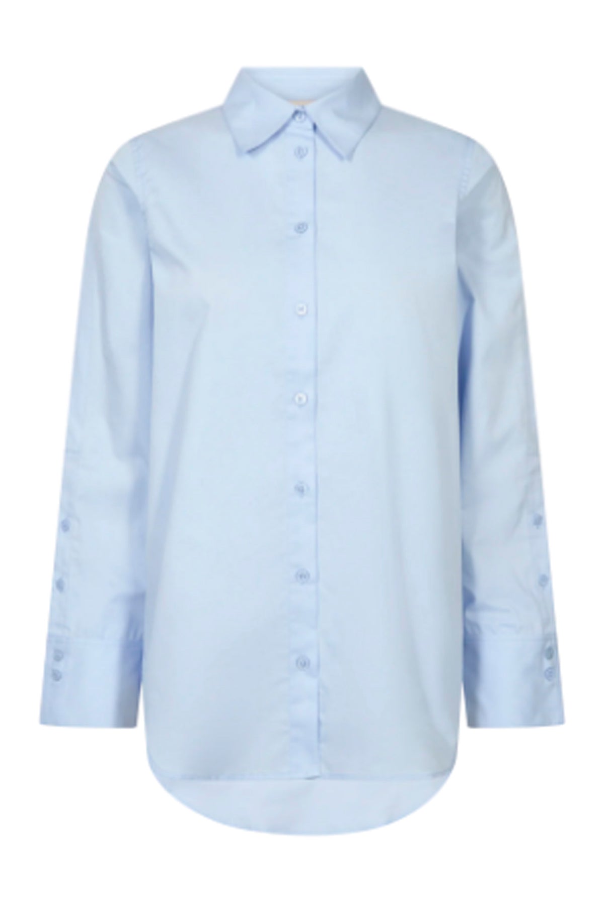 MMWinola Cotton Twil Shirt Light Blue - 182350